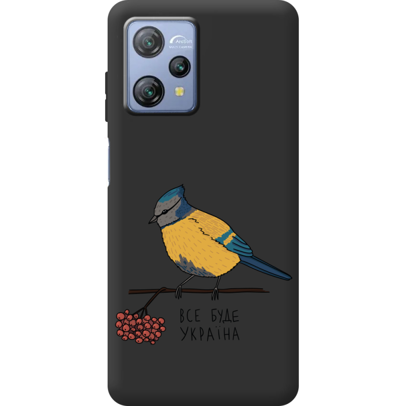 Прозорий чохол BoxFace Blackview A53 Синиця і калина