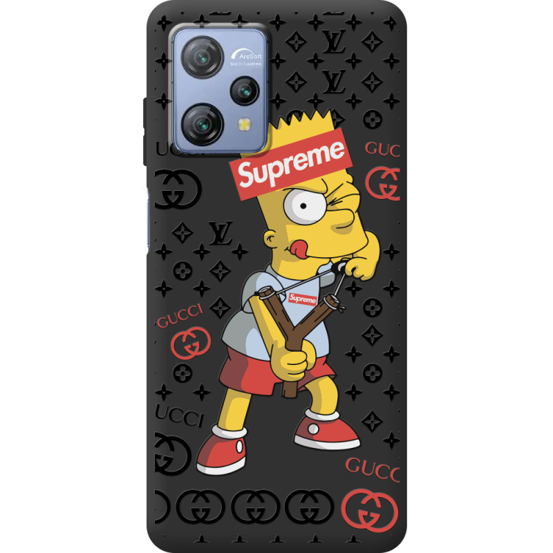 Чорний чохол BoxFace Blackview A53 Yellow Fun