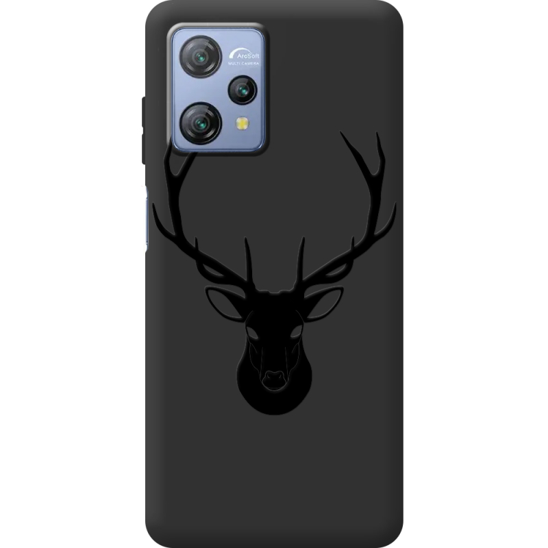 Чорний чохол BoxFace Blackview A53 Deer