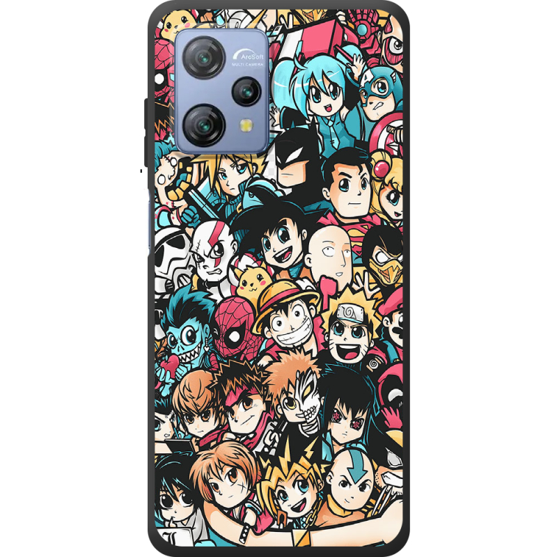 Чохол BoxFace Blackview A53 Pro Anime Stickers
