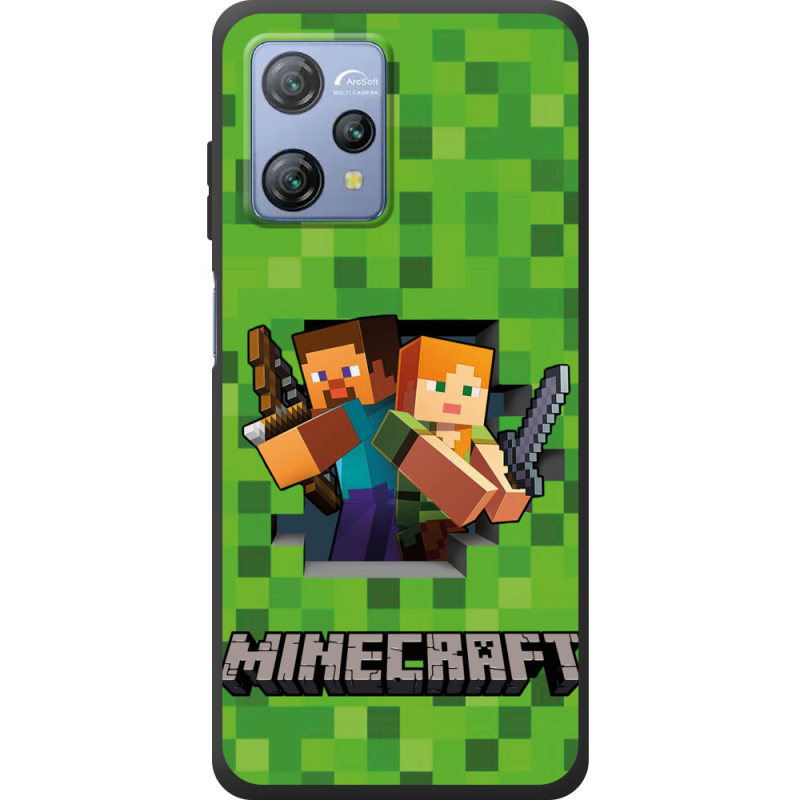 Чохол BoxFace Blackview A53 Pro Майнкрафт Стів і Алекс