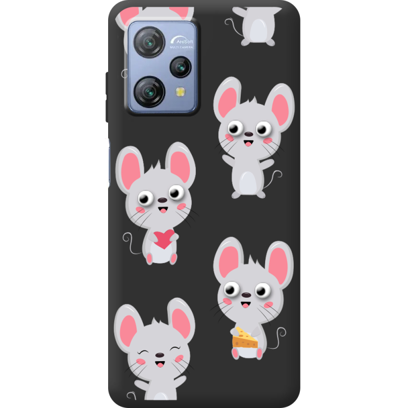 Прозорий чохол BoxFace Blackview A53 Pro с 3D-глазками Mouse