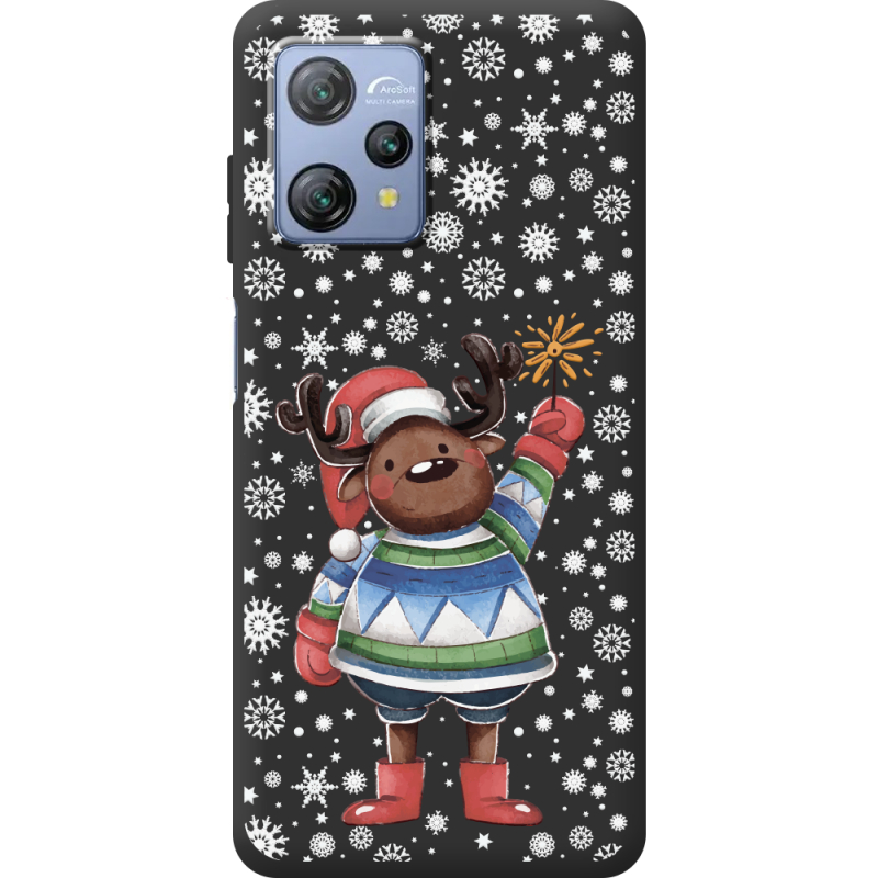 Прозорий чохол BoxFace Blackview A53 Pro Christmas Deer with Snow