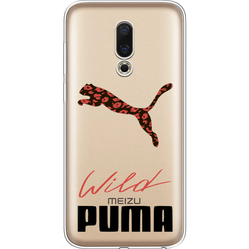 Прозрачный чехол Uprint Meizu 16 Wild Cat