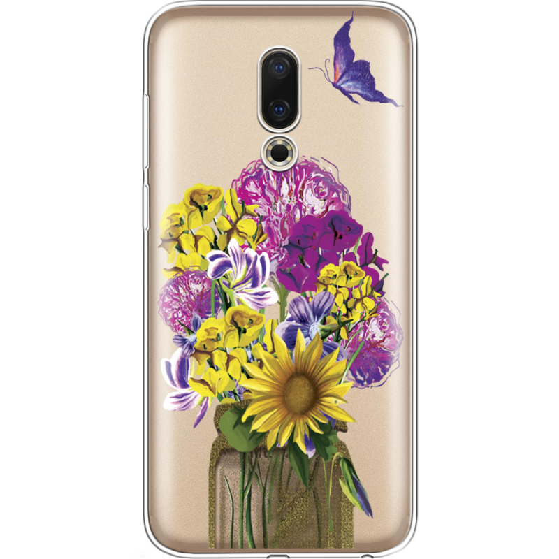 Прозрачный чехол Uprint Meizu 16 My Bouquet