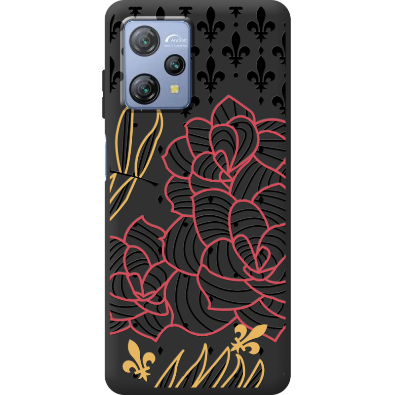 Чорний чохол BoxFace Blackview A53 Pro FranceFlowers