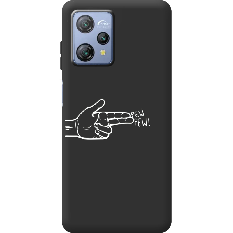 Чорний чохол BoxFace Blackview A53 Pro Pew Pew