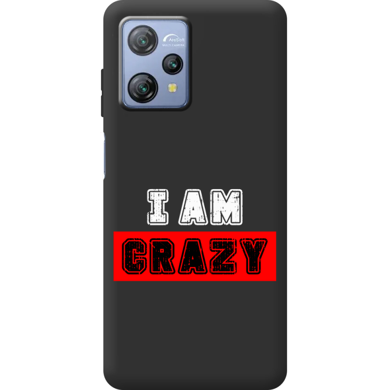 Чорний чохол BoxFace Blackview A53 Pro I'm Crazy