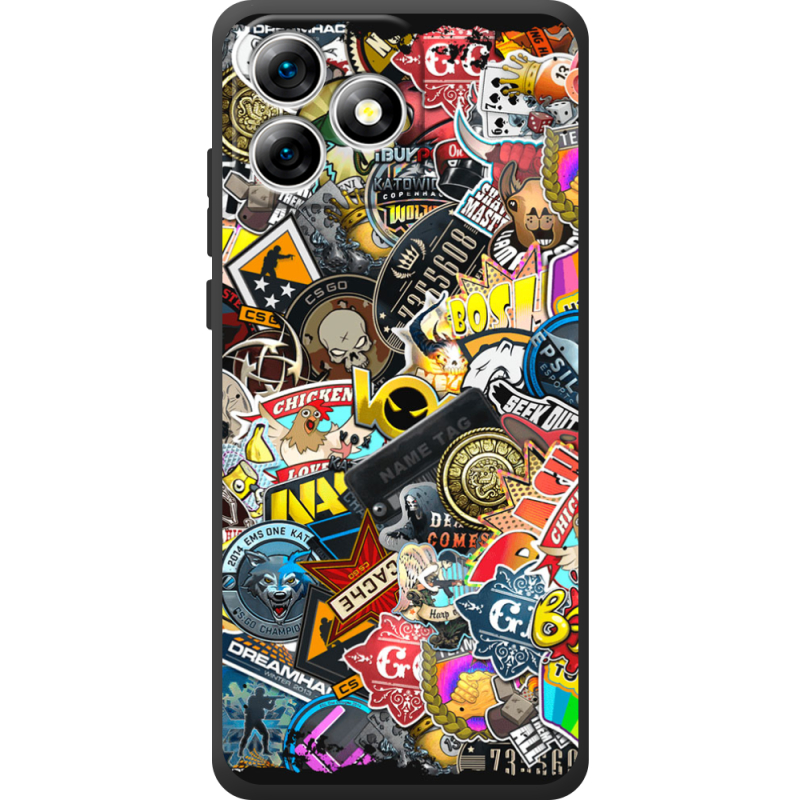 Чохол BoxFace Oukitel C53 CS:Go Stickerbombing