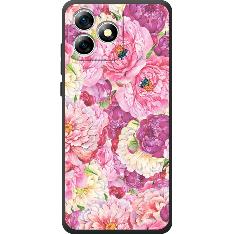 Чохол BoxFace Oukitel C53 Pink Peonies