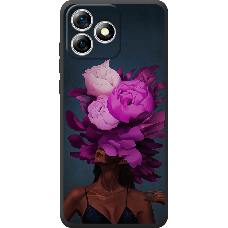 Чохол BoxFace Oukitel C53 Exquisite Purple Flowers