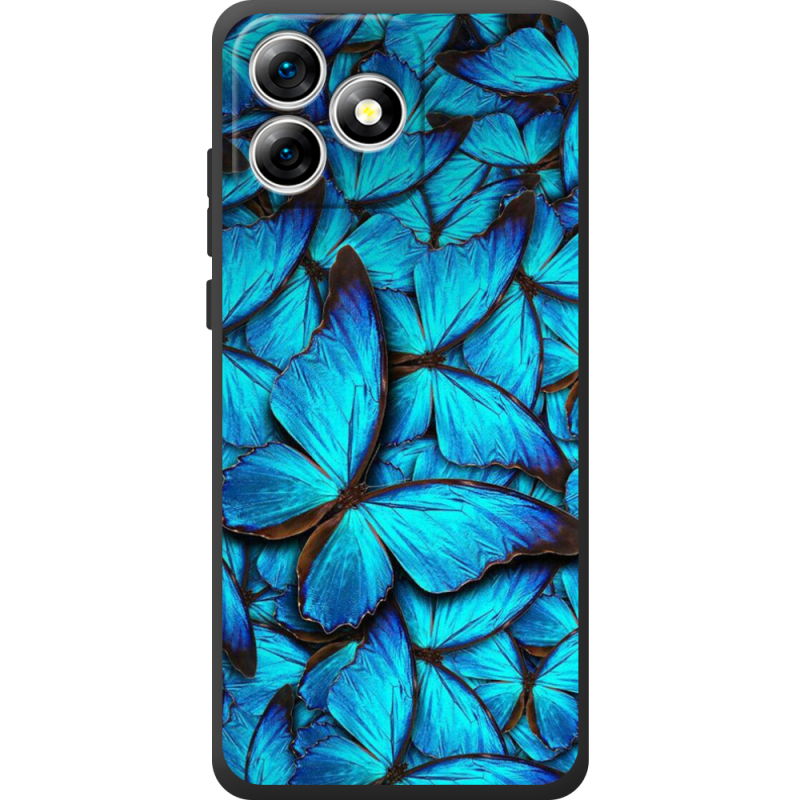 Чохол BoxFace Oukitel C53 лазурные бабочки