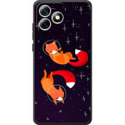 Чохол BoxFace Oukitel C53 Fox-Astronauts
