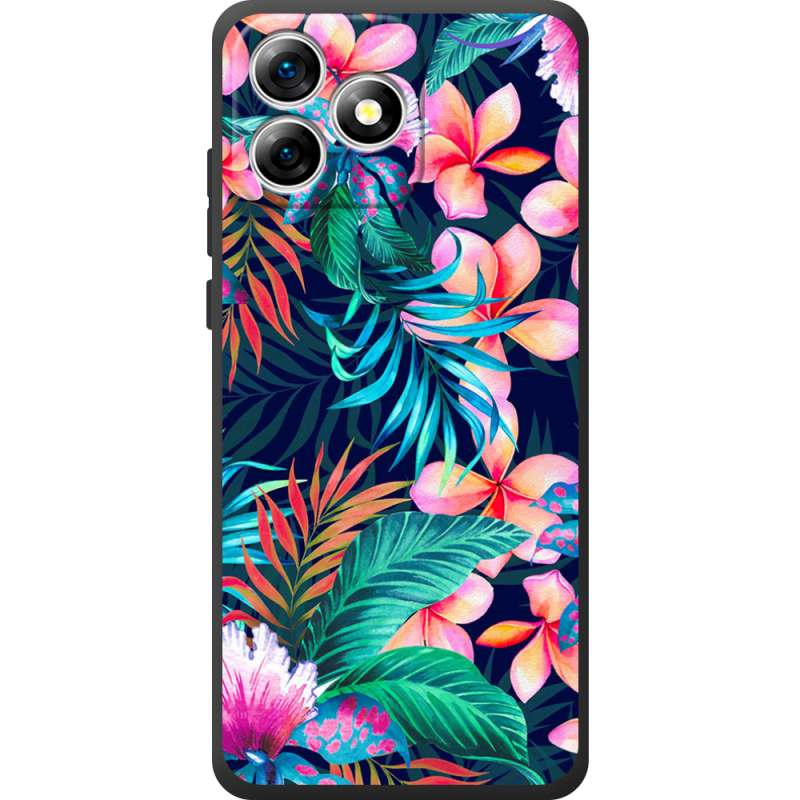 Чохол BoxFace Oukitel C53 flowers in the tropics