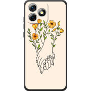 Чохол BoxFace Oukitel C53 Flower Hands