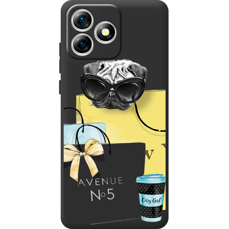 Прозорий чохол BoxFace Oukitel C53 Fashion Pug