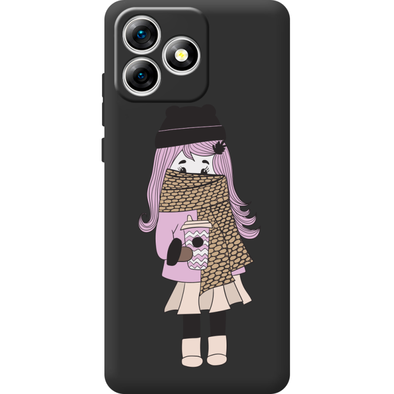 Прозорий чохол BoxFace Oukitel C53 Winter Morning Girl