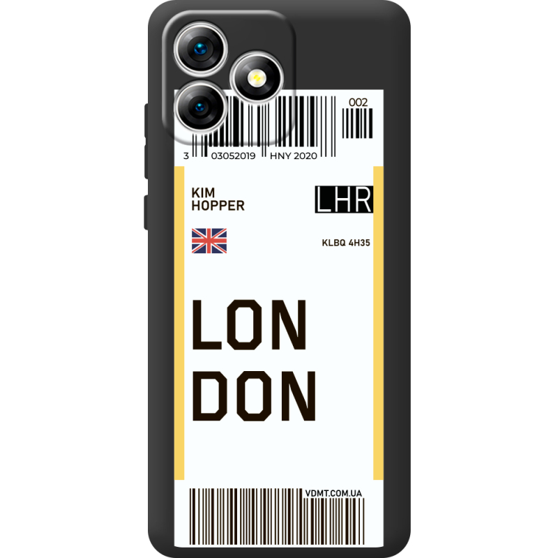 Прозорий чохол BoxFace Oukitel C53 Ticket London