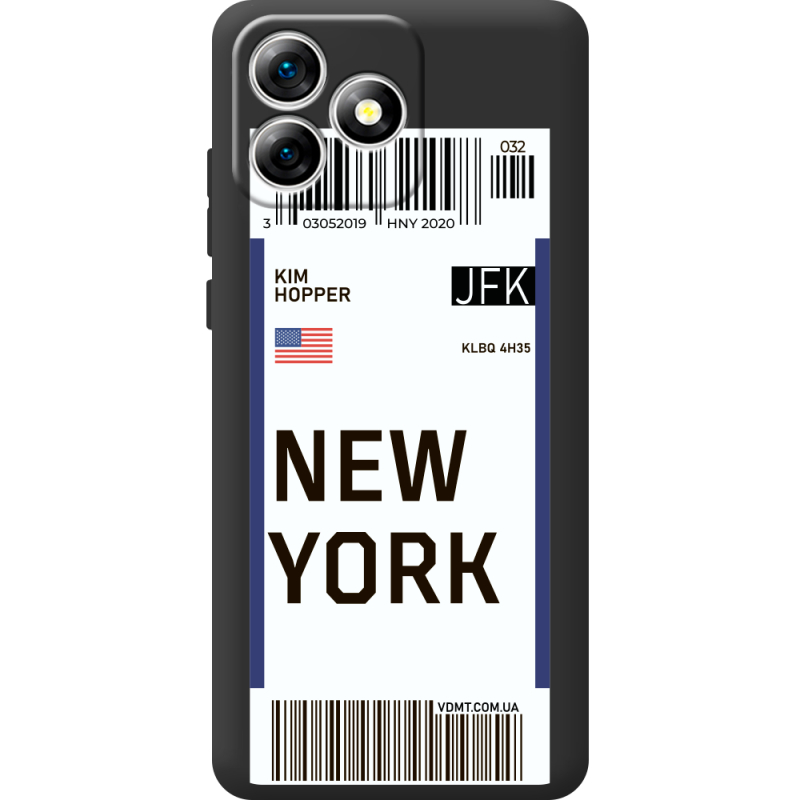 Прозорий чохол BoxFace Oukitel C53 Ticket New York