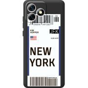 Прозорий чохол BoxFace Oukitel C53 Ticket New York