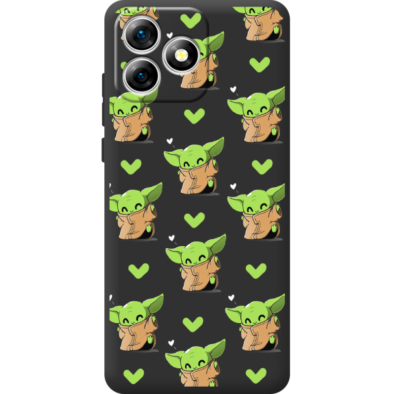 Прозорий чохол BoxFace Oukitel C53 Pattern Baby Yoda