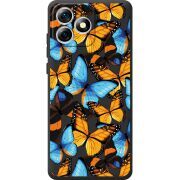 Прозорий чохол BoxFace Oukitel C53 Butterfly Morpho