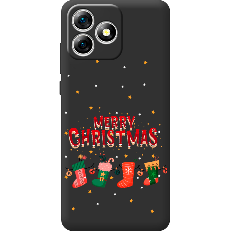 Прозорий чохол BoxFace Oukitel C53 Merry Christmas