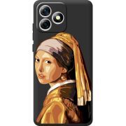 Прозорий чохол BoxFace Oukitel C53 Девушка с жемчужной серёжкой