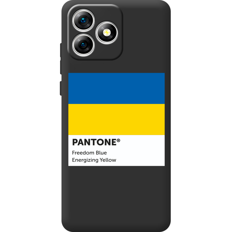 Прозорий чохол BoxFace Oukitel C53 Pantone вільний синій