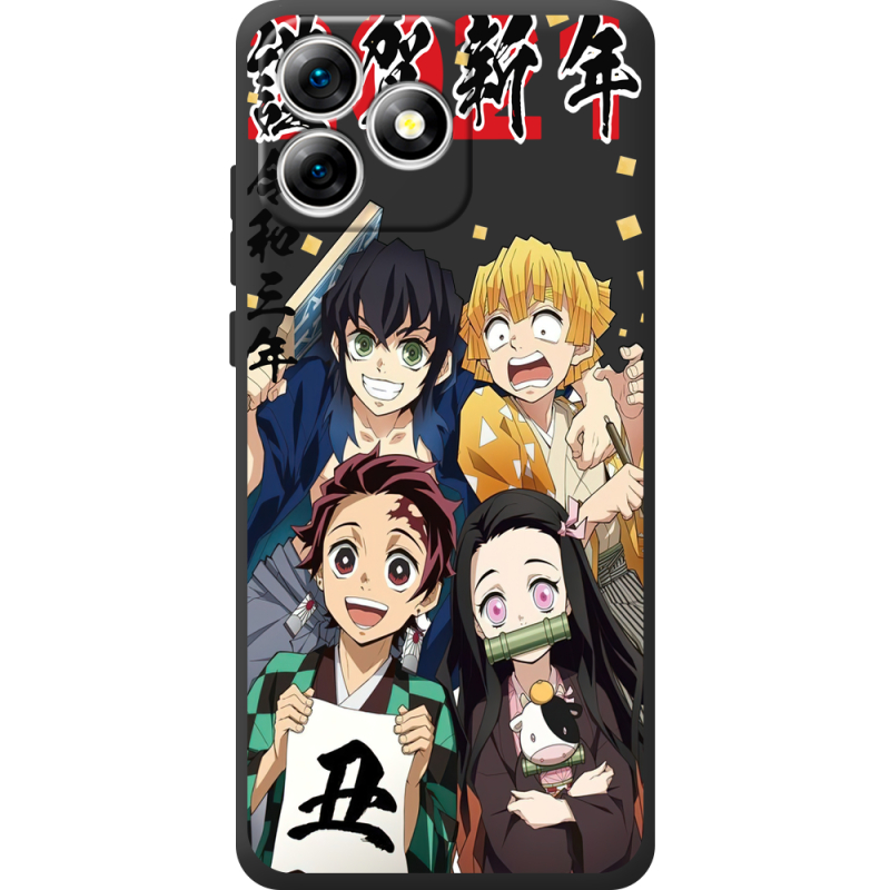 Прозорий чохол BoxFace Oukitel C53 Незуко та друзі