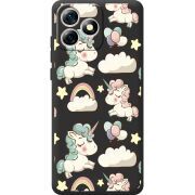 Прозорий чохол BoxFace Oukitel C53 Unicorns