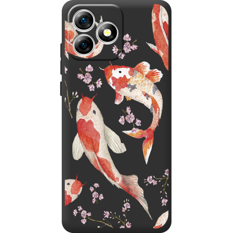 Прозорий чохол BoxFace Oukitel C53 Japanese Koi Fish