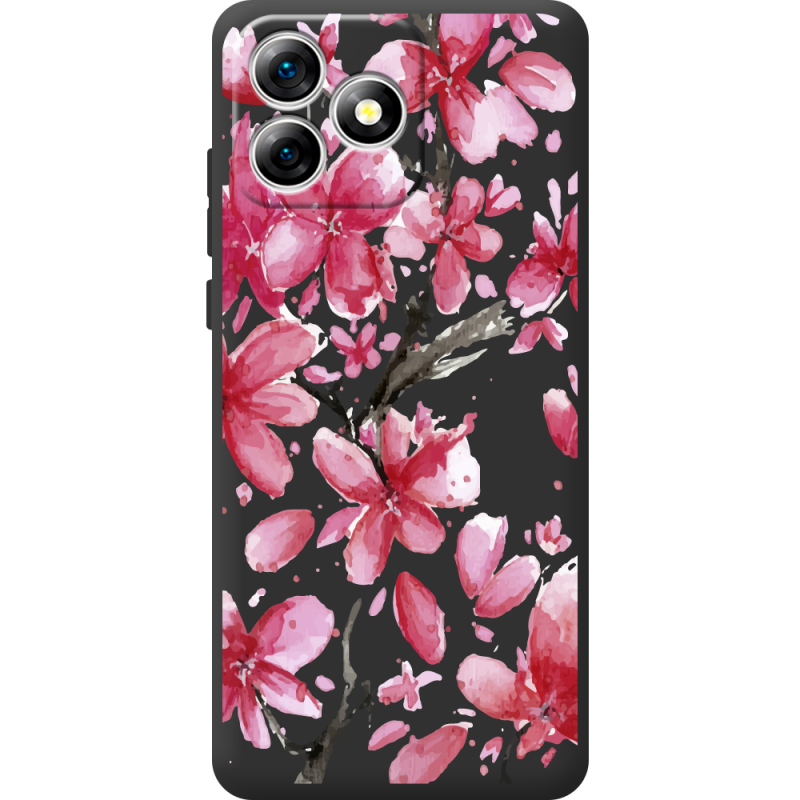 Прозорий чохол BoxFace Oukitel C53 Pink Magnolia