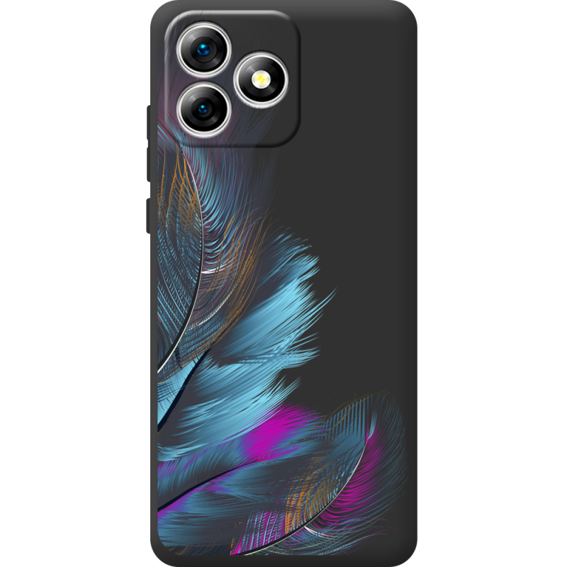 Прозорий чохол BoxFace Oukitel C53 Feathers