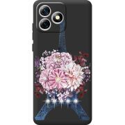 Чохол зі стразами Oukitel C53 Eiffel Tower