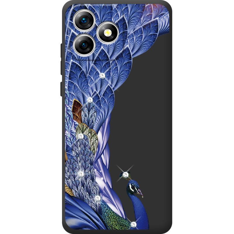 Чохол зі стразами Oukitel C53 Peafowl