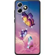 Чохол зі стразами Oukitel C53 Butterflies