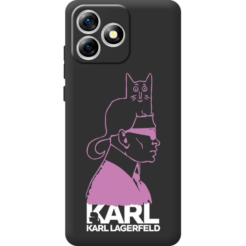 Чорний чохол BoxFace Oukitel C53 Pink Karl