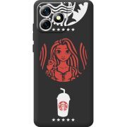 Чорний чохол BoxFace Oukitel C53 RedWhite Coffee