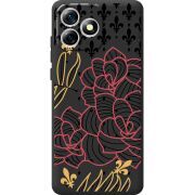 Чорний чохол BoxFace Oukitel C53 FranceFlowers