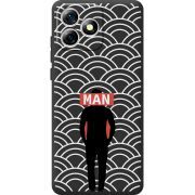 Чорний чохол BoxFace Oukitel C53 Man Pattern