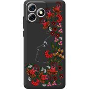 Чорний чохол BoxFace Oukitel C53 3D Ukrainian Muse