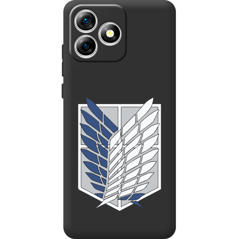 Чорний чохол BoxFace Oukitel C53 Атака Титанов Крылья Свободы