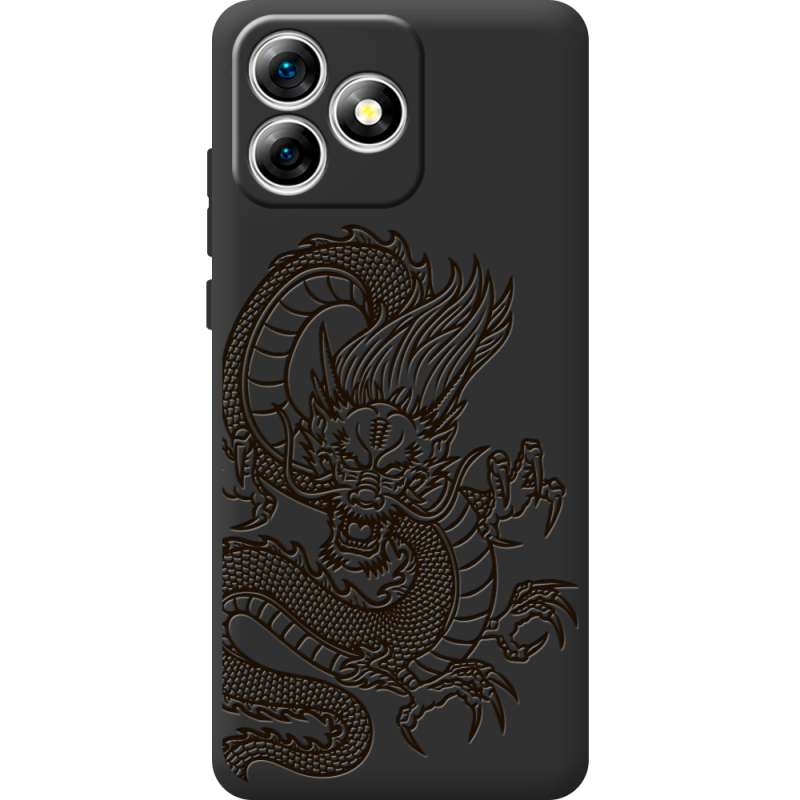 Чорний чохол BoxFace Oukitel C53 Chinese Dragon