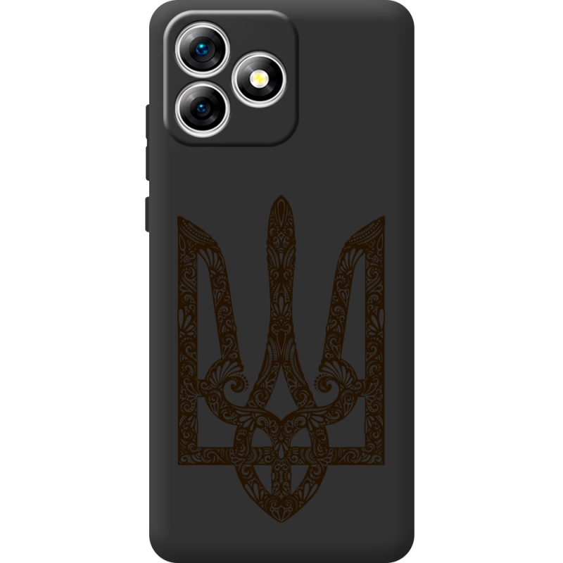 Чорний чохол BoxFace Oukitel C53 Ukrainian Trident