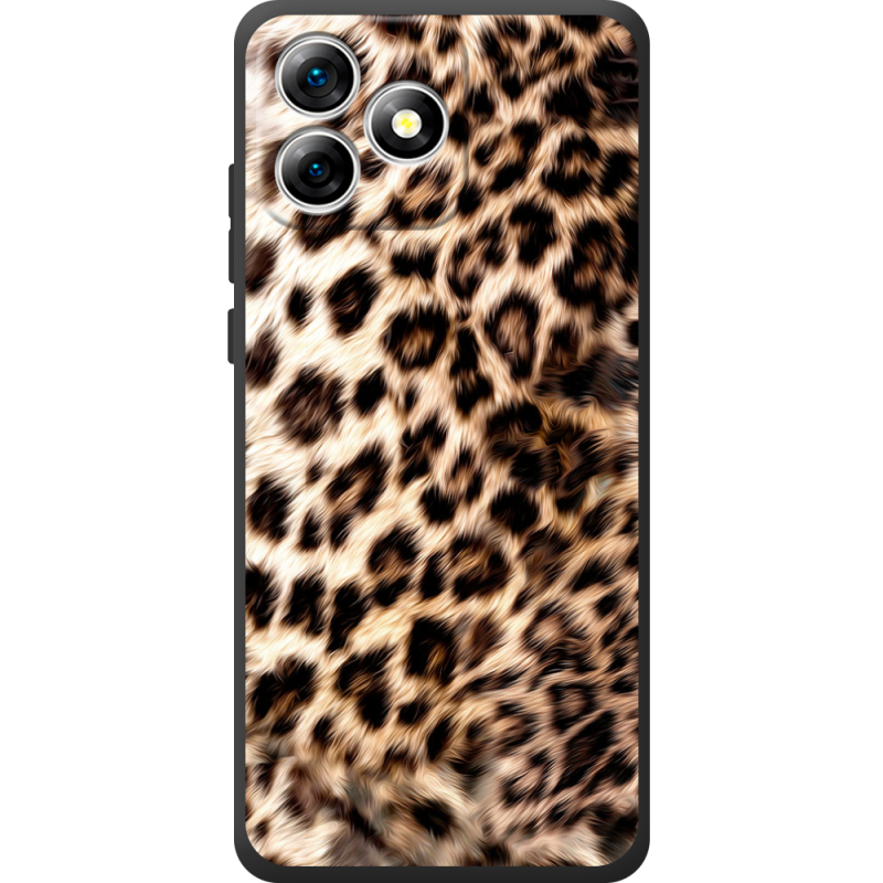 Чорний чохол BoxFace Oukitel C53 Леопардовий