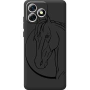 Чорний чохол BoxFace Oukitel C53 Horse