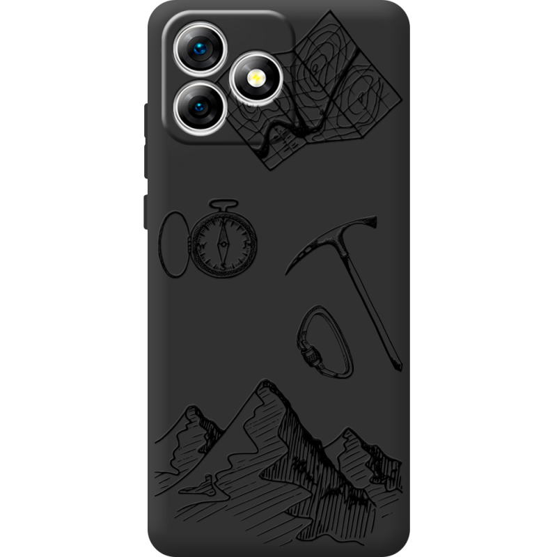 Чорний чохол BoxFace Oukitel C53 Mountains