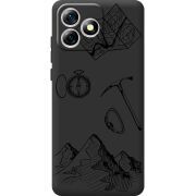 Чорний чохол BoxFace Oukitel C53 Mountains