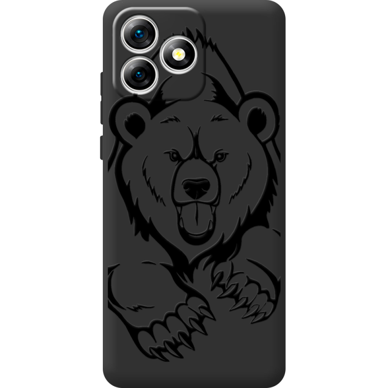 Чорний чохол BoxFace Oukitel C53 Grizzly Bear